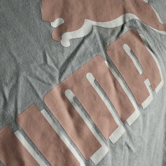 Puma Gray Short Sleeve Tee - Picture 2 of 4